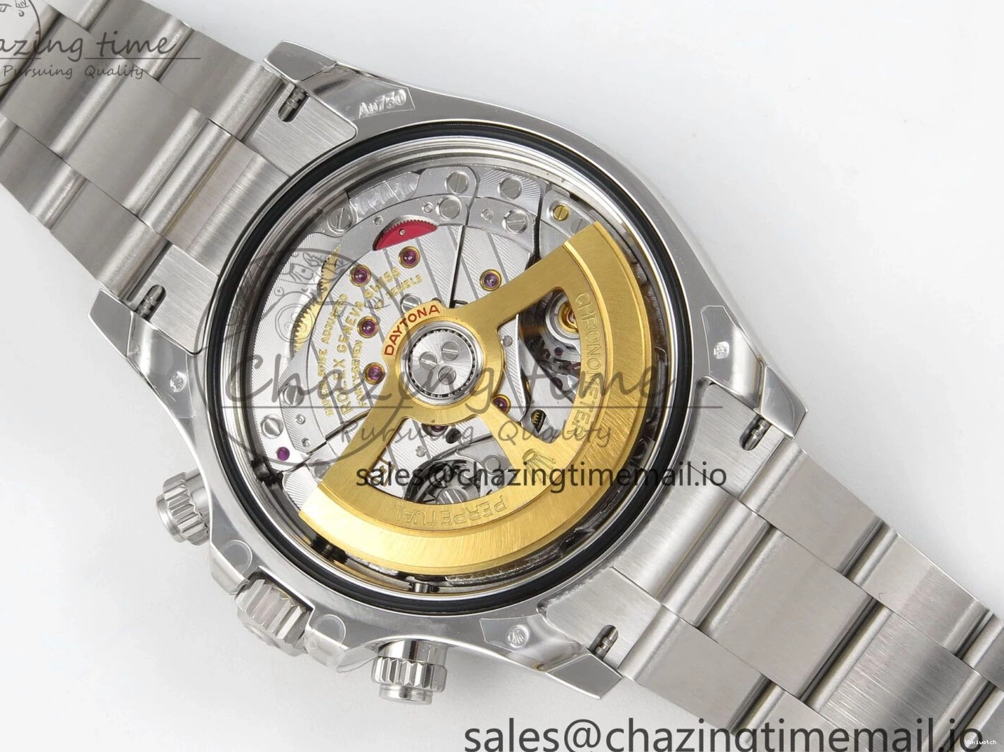 on SH4132 1:1 126529 THBF Daytona Edition Le Mans Best SS Bracelet 904L 0521